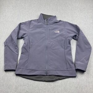 The‎ North Face Jacket Womens Large Purple Full Zip Apex Bionic Softshell Coat